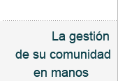 La gestin de su comunidad en manos